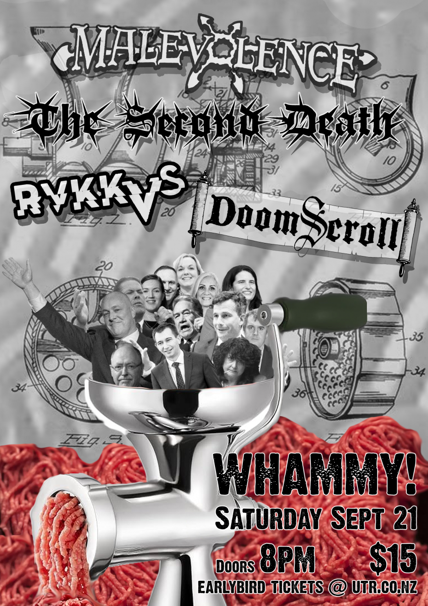 Whammy show flyer
