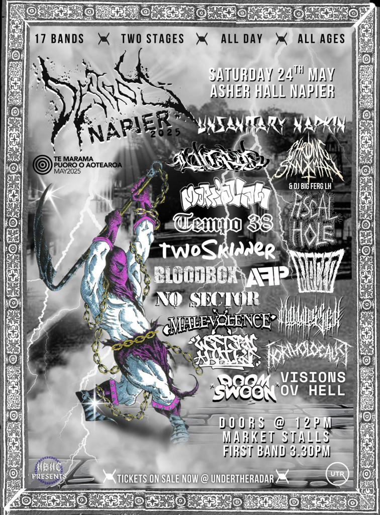 Destroy Napier 2025 flyer
