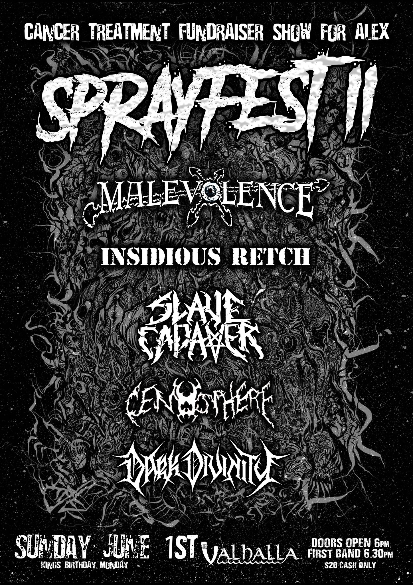 Sprayfest II flyer